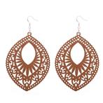 African Print Earrings | Bruin dubai wooden earrings, Sieraden, Tassen en Uiterlijk, Ophalen of Verzenden, Nieuw