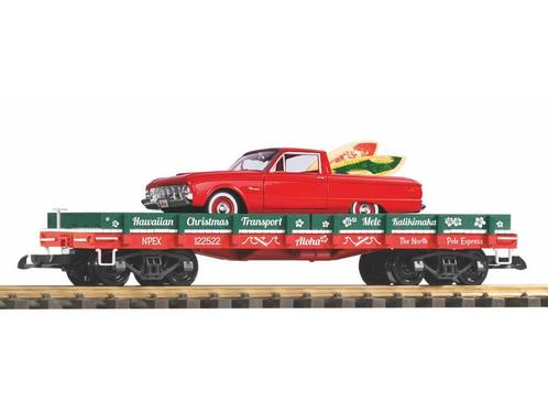 PIKO 38783 G Autotransportwagen Weihnachten (grootspoor), Hobby en Vrije tijd, Modeltreinen | Overige schalen, Overige typen, Nieuw