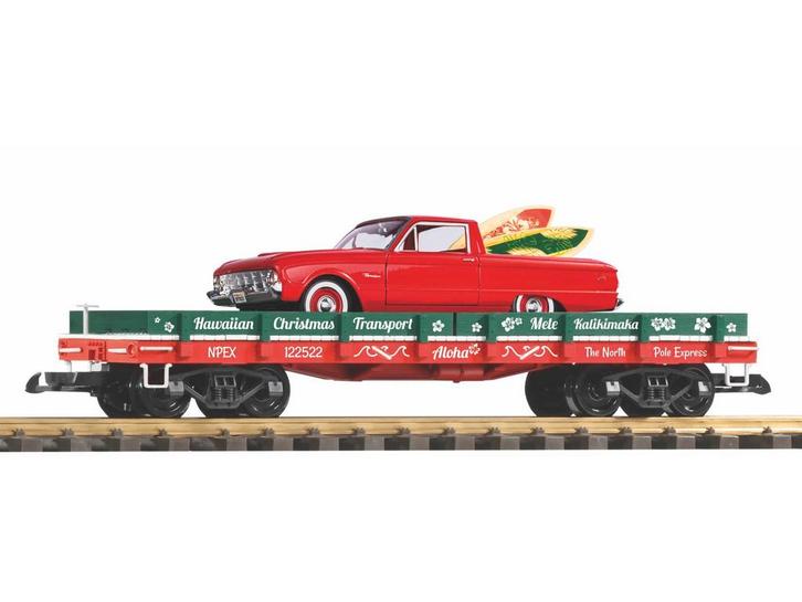 PIKO 38783 G Autotransportwagen Weihnachten (Goederenwagons), Hobby en Vrije tijd, Modeltreinen | Overige schalen, Overige typen