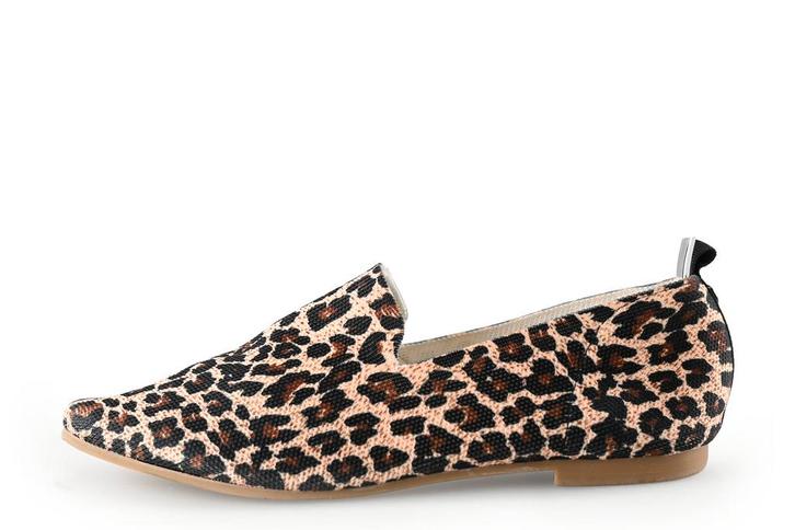 La Strada Instappers in maat 40 Panter | 10% korting, Kleding | Dames, Schoenen, Overige kleuren, Zo goed als nieuw, Instappers