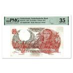 25 Gulden Flora 1947 PMG 35, Postzegels en Munten, Bankbiljetten | Nederland, Verzenden