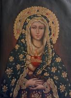 Cuzco School - Our Lady of Sorrows with Sacred Heart - 41 x, Antiek en Kunst
