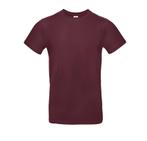 B&C Basic T-shirt E190 - Burgundy, Verzenden