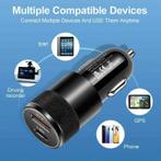 Porza Autolader Usb stekker DUAL USB Typ C USB C QC 3.1 S..., Ophalen of Verzenden, Nieuw