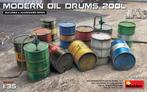 Miniart - Modern Oil Drums (200l) 1:35 (1/20) * - MIN35615, Nieuw, Overige merken, Analoog, Gelijkstroom of Wisselstroom
