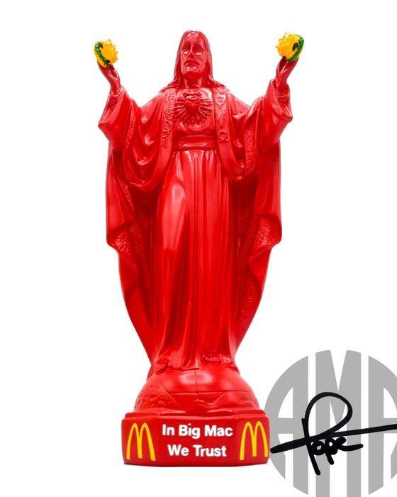 AMA • Pope (1985) - Big Mac Cult - McDonalds, Antiek en Kunst, Kunst | Designobjecten