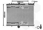 RADIATOR VOOR CITROEN C8 EA/EB 2002-2014 1330Q7, Auto-onderdelen, Ophalen of Verzenden, Nieuw