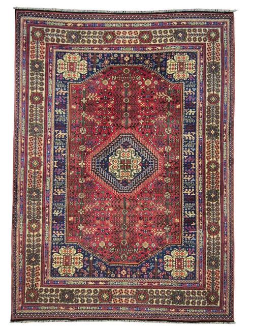 Groot Perzisch Tapijt Shiraz 350x250 wollen vloerkleed, Huis en Inrichting, Stoffering | Tapijten en Kleden, 200 cm of meer, 200 cm of meer