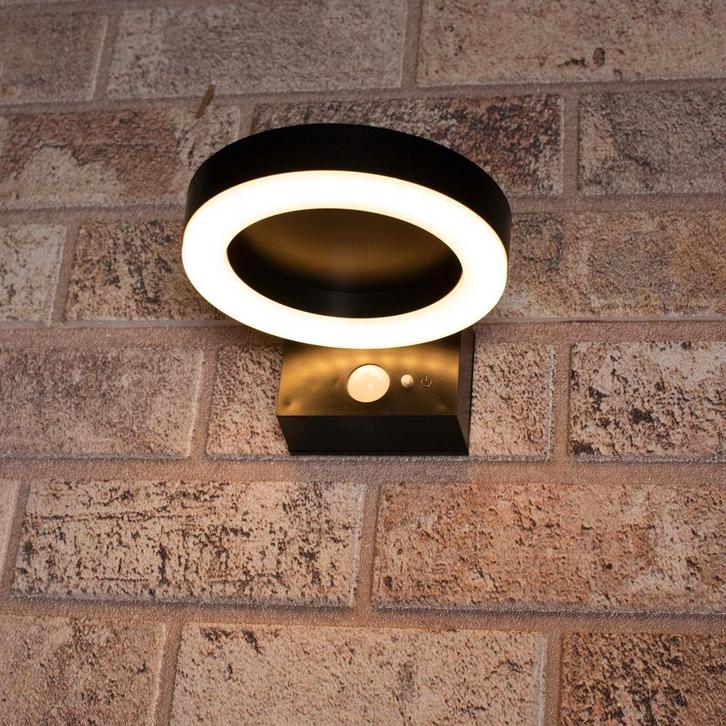 RVS Solar LED Buitenlamp met bewegingssensor - Draadloos - 3, Huis en Inrichting, Lampen | Overige, Nieuw, Verzenden