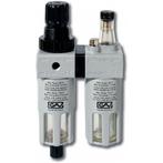 FRL180 Filter- Drukregelaar + Olienevelaar, Verzenden