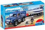 PLAYMOBIL City Action Politietruck met Speedboot - 5187, Kinderen en Baby's, Speelgoed | Playmobil, Verzenden, Nieuw