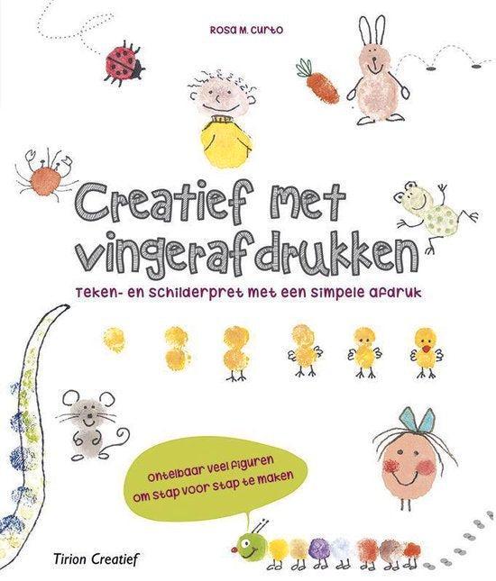Boek Creatief met vingerafdrukken 9789043917292, Boeken, Overige Boeken, Zo goed als nieuw, Verzenden