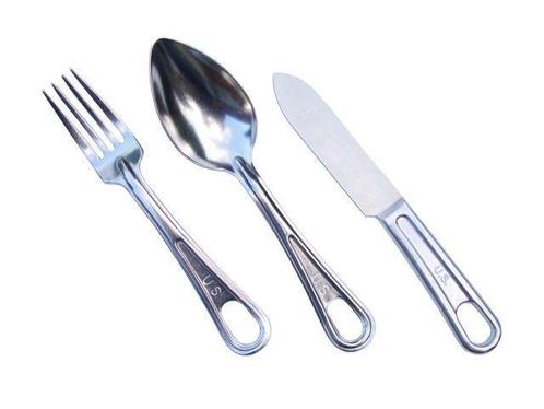 Replica US WO2 bestek set, US WW2 cutlery, Verzamelen, Militaria | Tweede Wereldoorlog, Landmacht, Amerika, Overige typen, Verzenden