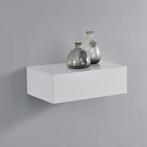 Wandplank met lade set van 2 zwevend wit en zwart glanzend, Huis en Inrichting, Woonaccessoires | Wandplanken en Boekenplanken