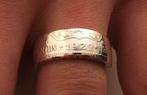 Ring uit Wilhelmina gulden zilver