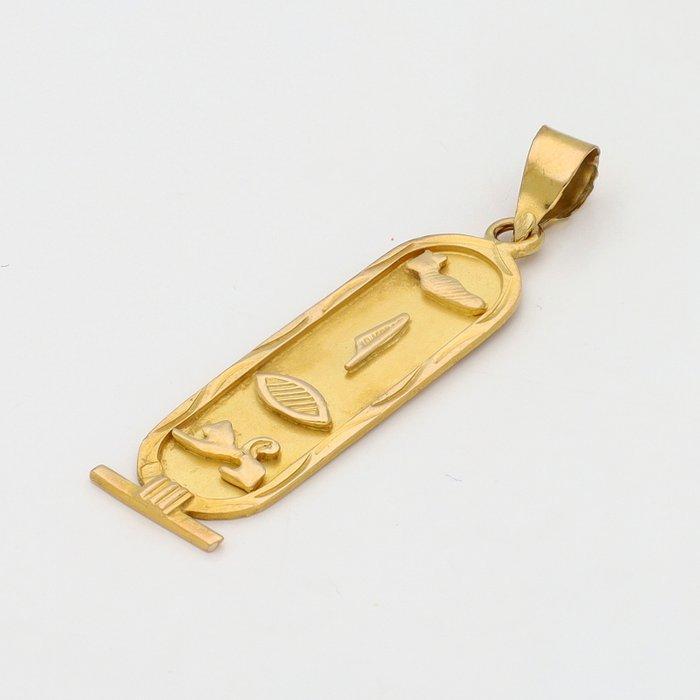 Hanger - 18 karaat Geel goud, Sieraden, Tassen en Uiterlijk, Antieke sieraden