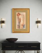 Antoine Daens ( 1871-1946 ) - Grand nu féminin vu de dos de, Antiek en Kunst