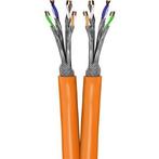 Dubbele netwerkkabel | Cat7 S/FTP | 100 meter, Computers en Software, Pc- en Netwerkkabels, Verzenden, Nieuw