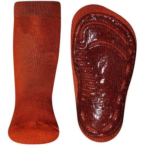 Antislip sokken Donker Oranje/Bruin-17/18 NIEUW, Kinderen en Baby's, Babykleding | Schoentjes en Sokjes, Nieuw, Ophalen of Verzenden