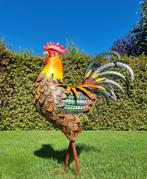 sculptuur, Metalen Haan - 85 cm - Metaal, Antiek en Kunst