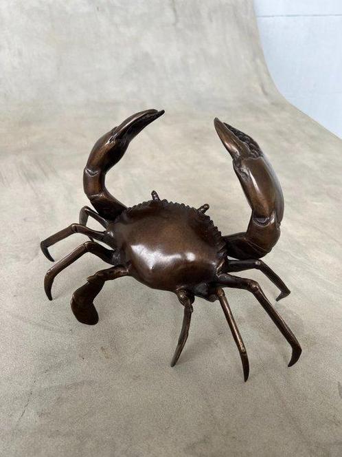 sculptuur, NO RESERVE PRICE - Sooka Interior - Bronze Crab, Antiek en Kunst, Kunst | Designobjecten