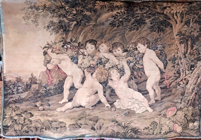 Ghirlanda di frutti after Rubens - Wandtapijt - 140 cm -, Antiek en Kunst, Curiosa en Brocante