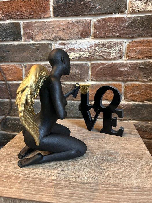 Andrea Giorgi - The Painting Angel, Antiek en Kunst, Kunst | Designobjecten