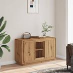 vidaXL Dressoir 102x35x60 cm bewerkt hout artisanaal, Huis en Inrichting, Kasten | Dressoirs, Verzenden, Nieuw, Overige houtsoorten