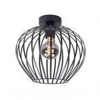 Highlight | Plafondlamp | E27 fitting | 30cm | Mela | Zwart, Huis en Inrichting, Lampen | Plafondlampen, Ophalen of Verzenden