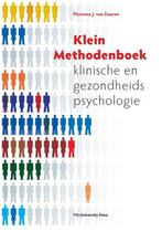 Klein methodenboek klinische en gezondheidspsychologie, Verzenden, Gelezen, F.J. van Zuuren