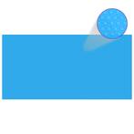 vidaXL Zwembadzeil rechthoekig 732 x 366 cm PE blauw, Tuin en Terras, Zwembad-toebehoren, Nieuw, Verzenden