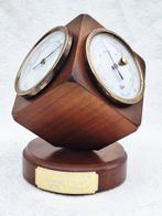 Barigo Germany - Weerstation - Messing, Glas - kubus model, Antiek en Kunst