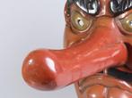 Mask - Tengu-mask – Vermiljoen gelakte wandhanger voor, Antiek en Kunst