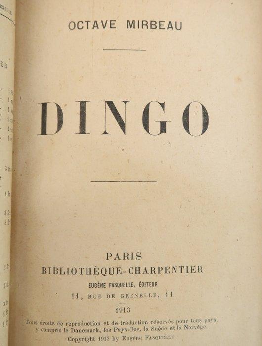 Octave Mirbeau - Dingo. ( Edition originale ) - 1913, Antiek en Kunst, Antiek | Boeken en Bijbels