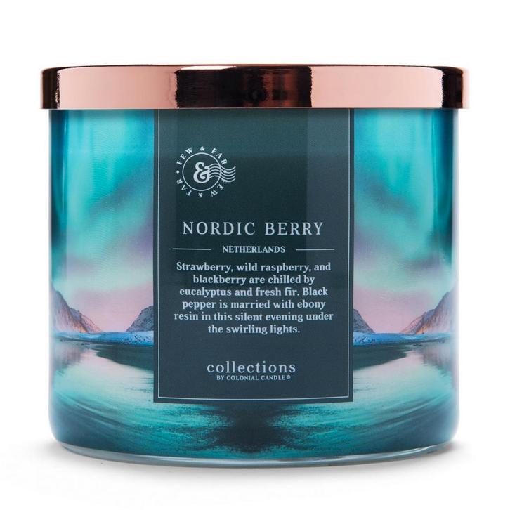 Colonial Candle - Travel Collection Nordic Berry, Huis en Inrichting, Woonaccessoires | Kandelaars en Kaarsen, Verzenden