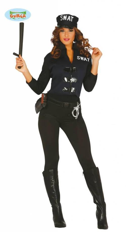 Swat Outfit dames spandex, Kleding | Dames, Carnavalskleding en Feestkleding, Nieuw, Ophalen of Verzenden