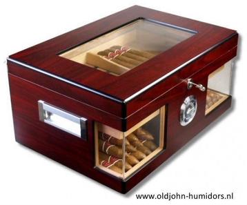 H01 HUMIDOR WOOD WONDERFUL INZETTRAY EN SLOT - 125 SIGAREN beschikbaar voor biedingen