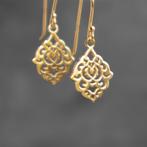 Prachtige Gouden Marokkaanse Filigraan oorbellen!, Sieraden, Tassen en Uiterlijk, Oorbellen, Nieuw, Goud, Goud, Hangers