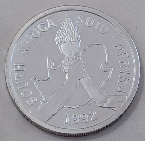 Zuid-Afrika. 2 Rand 1992 Barcelona Olympics 92.5% Silver, Postzegels en Munten, Munten | Europa | Niet-Euromunten