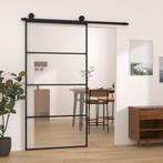 vidaXL Schuifdeur met beslag 102,5x205 cm ESG-glas en, Verzenden, Nieuw