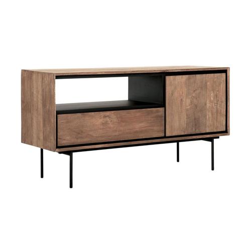 *WOONWINKEL* DTP Home Metropole Tv-meubel Teak Hout 115 Cm, Huis en Inrichting, Kasten | Televisiemeubels, Nieuw, Verzenden