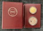 België. Ecu 1988 Estuche Set Ecus Bélgica (oro y plata)