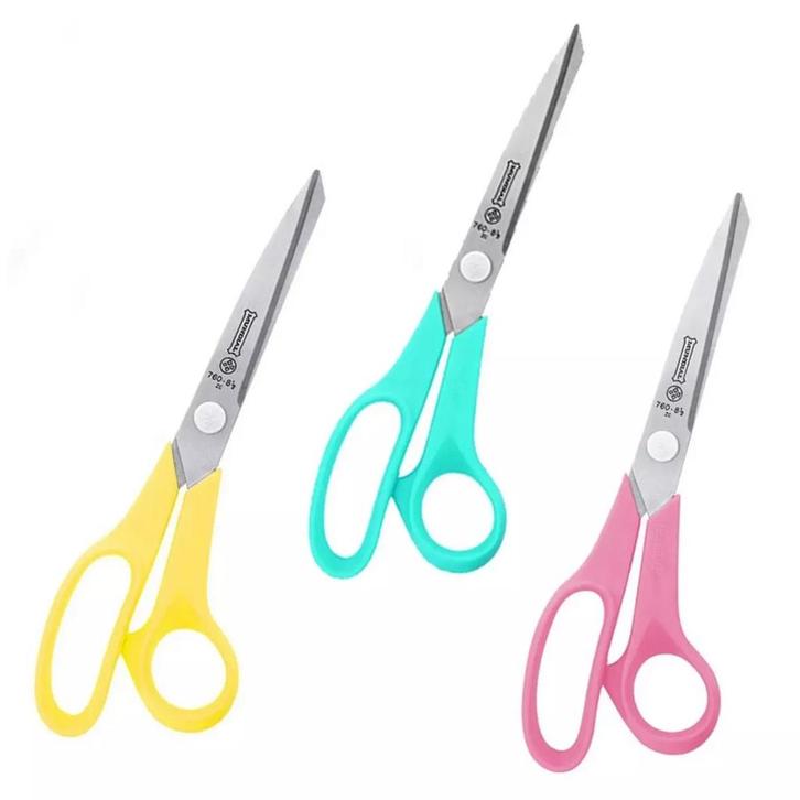 Mundial Professionele schaar – ergonomisch – leer, stof,, Hobby en Vrije tijd, Naaien en Fournituren, Nieuw, Ophalen of Verzenden