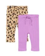 HEMA Babylegging rib - 2 stuks paars, Verzenden, Nieuw