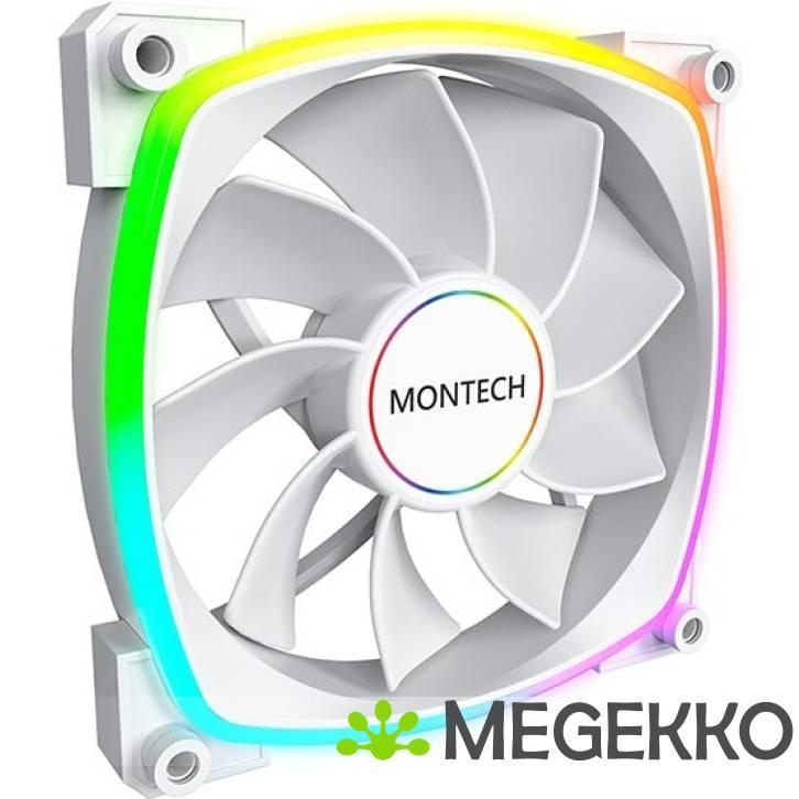 Montech RX140 PWM ARGB 140mm Wit, Computers en Software, Computerkoelers, Nieuw, Verzenden