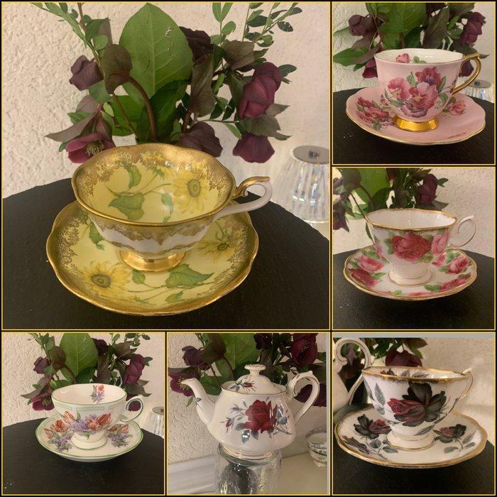 Royal Albert - Theeservies (11) - Porselein, Bone China -, Antiek en Kunst, Antiek | Meubels | Tafels