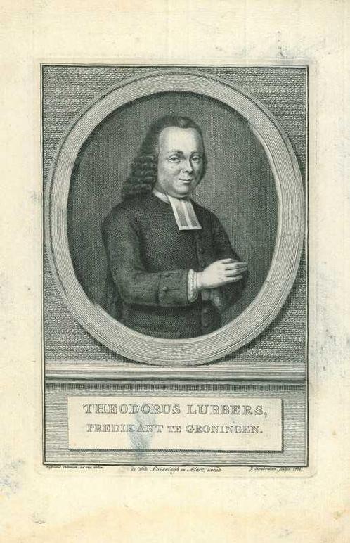 Portrait of Theodorus Lubbers, Antiek en Kunst, Kunst | Etsen en Gravures