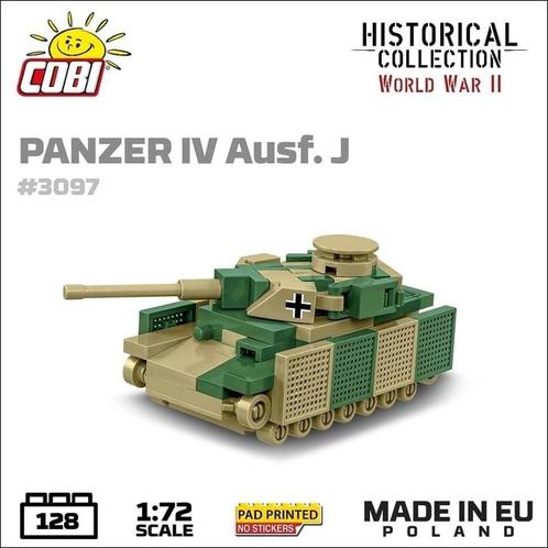 COBI 3097 Panzer IV Ausf.J (Leger bouwsets, Modelbouwsets), Kinderen en Baby's, Speelgoed | Bouwstenen, Nieuw, Verzenden