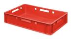 E1 krat 600x400x125 rood gesloten, gebruikt, Doe-het-zelf en Verbouw, Overige Doe-het-zelf en Verbouw, Ophalen of Verzenden, Gebruikt
