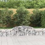 vidaXL Schanskorven 7 st gewelfd 300x30x40/60 cm, 100 cm of meer, Verzenden, Nieuw, Metaal